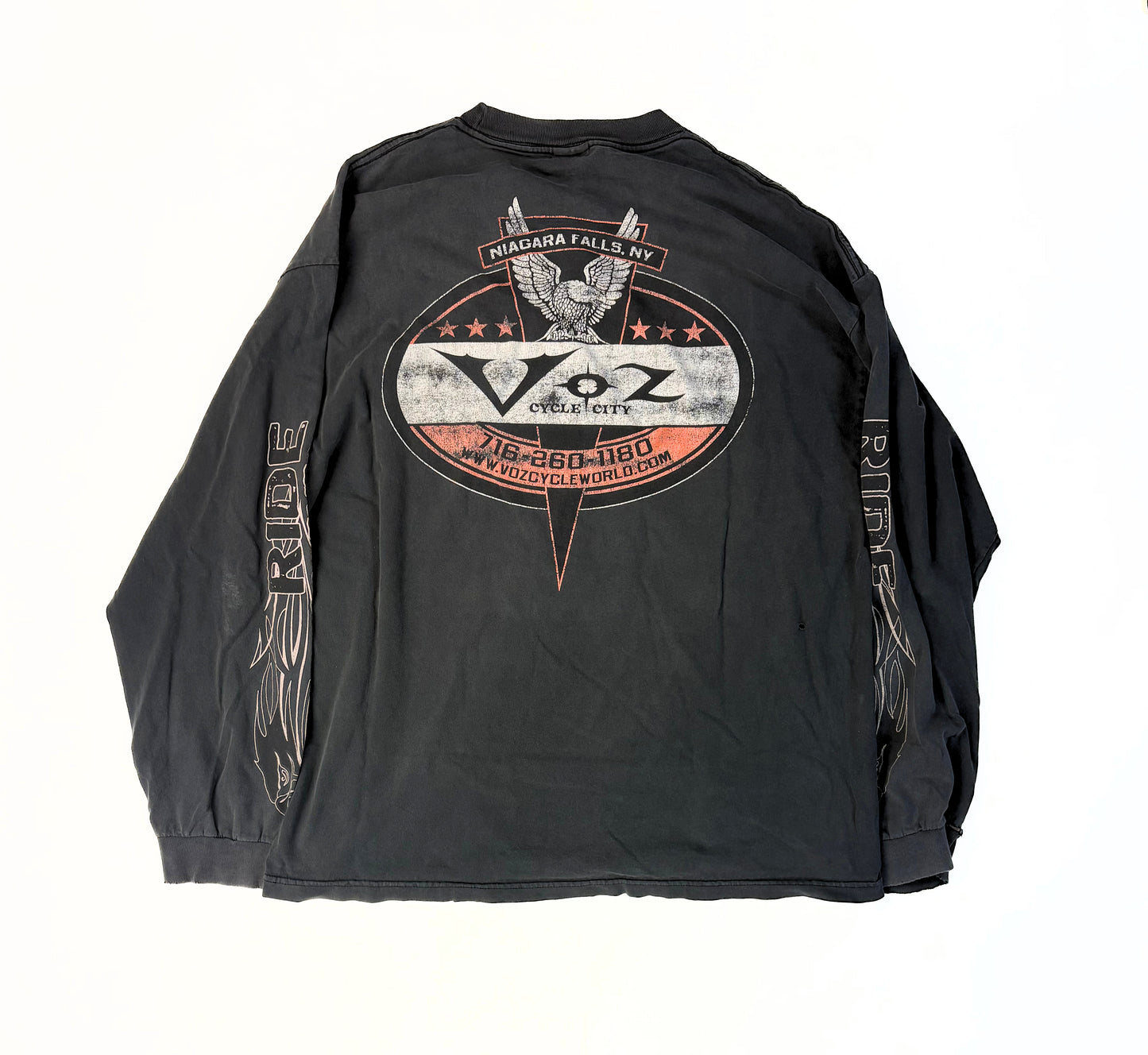1990's Ride Forever Biker Long Sleeve Shirt