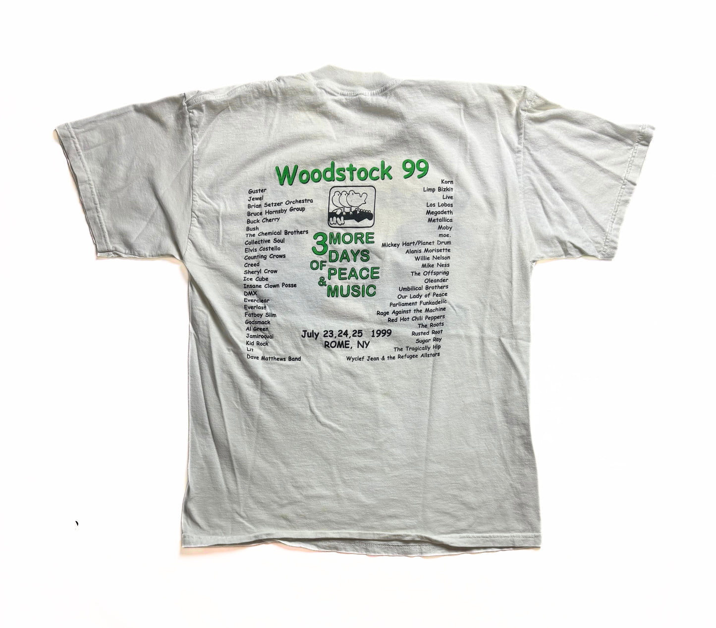 1999 Woodstock 30th anniversary T-Shirt