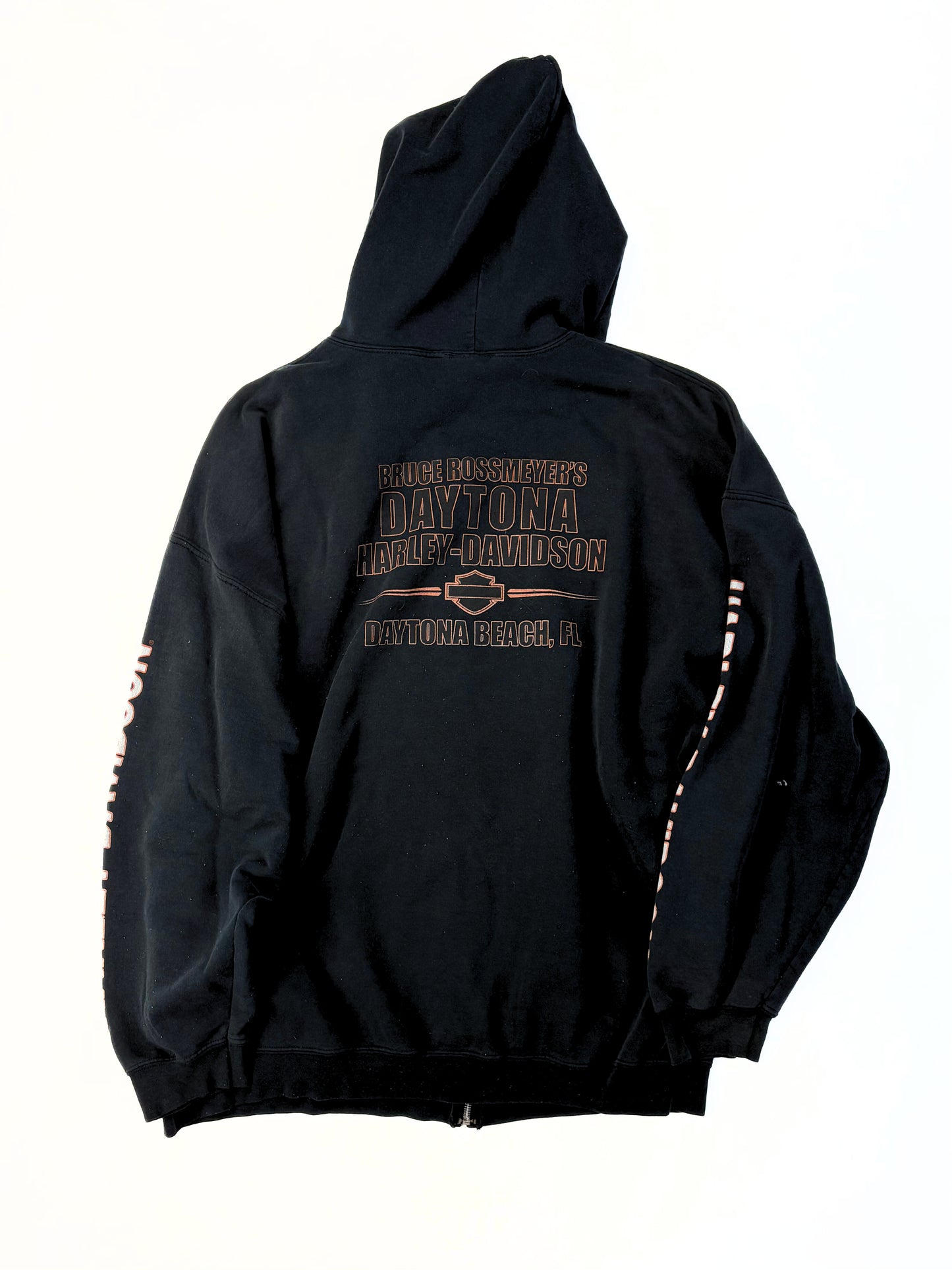 2010's Harley Davidson Zip-Up Hoodie Sweatshirt