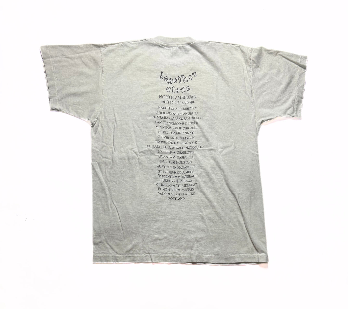 1994 Crowded house together alone tour T-Shirt