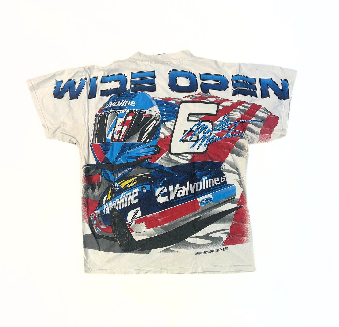 1990's Mark Martin Nascar Tultex T-Shirt