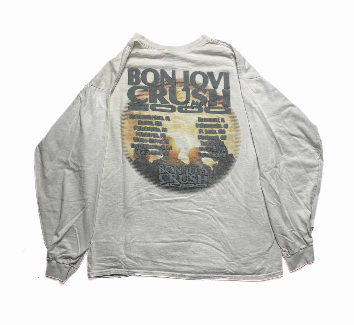 2000 Bon Jovi Crush Tour long Sleeve T-Shirt