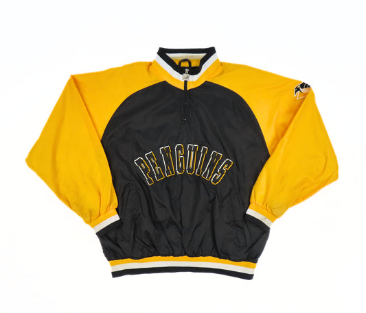 1990's Pittsburgh Penguins Quarter Zip Windbreaker Pullover