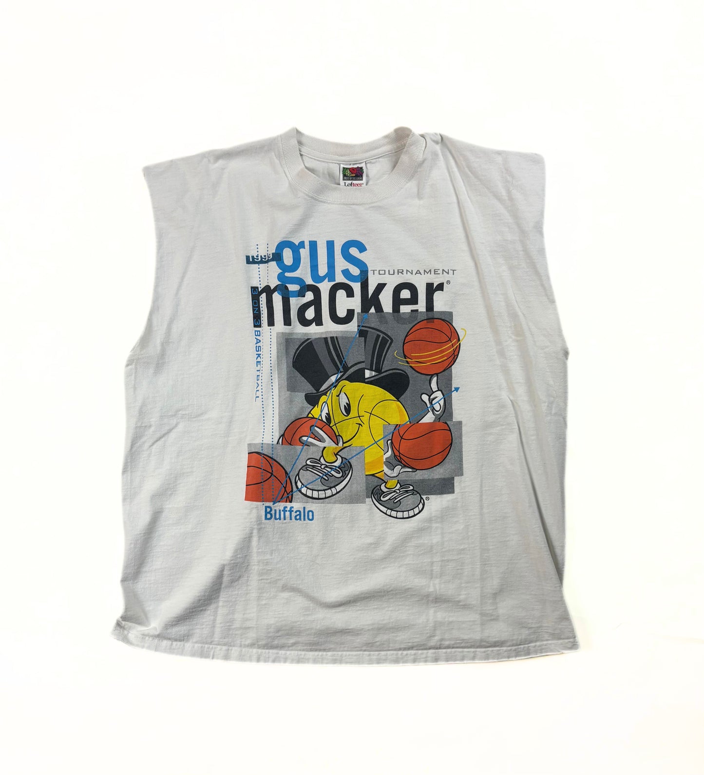 1999 Gus Macker Buffalo Basketball Cut-OffT-Shirt