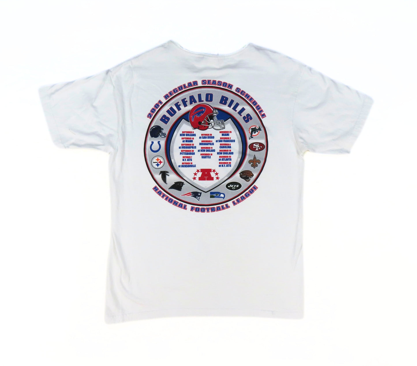 2001 Buffalo Bills "Road to New Orleans" T-Shirt