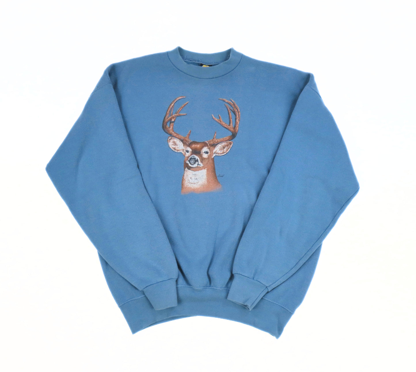 1990's Deer Graphic Crewneck Sweatshirt