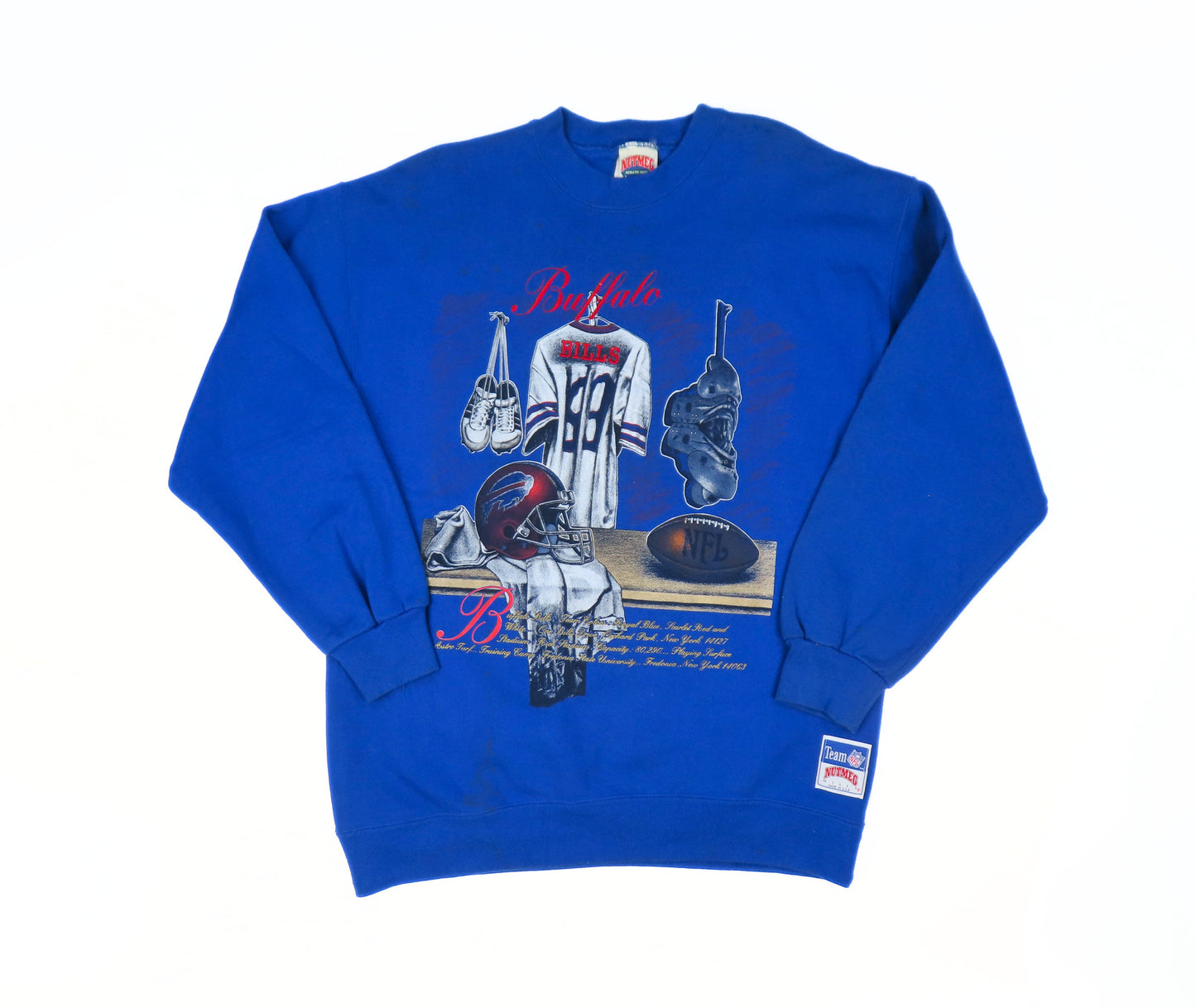 1990's Buffalo Bills Nutmeg Crewneck Sweatshirt