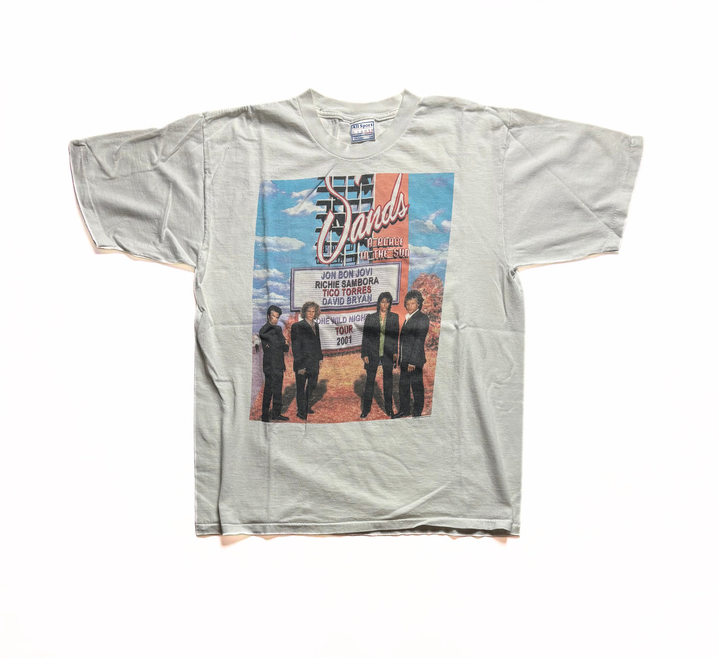 2001 Bon Jovi One Wild Night World Tour T-Shirt