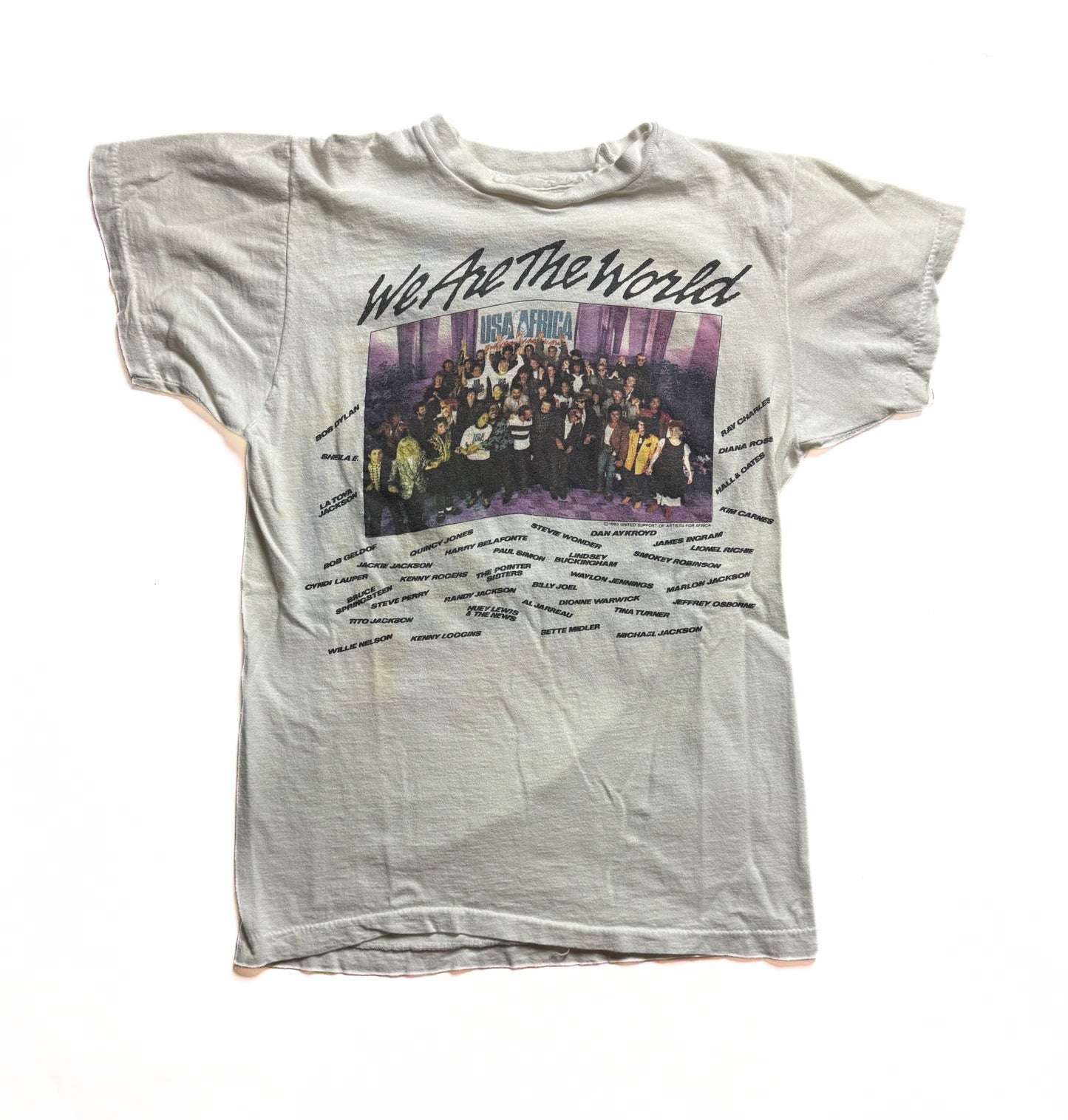 1985 We Are The World Artists T-Shirt