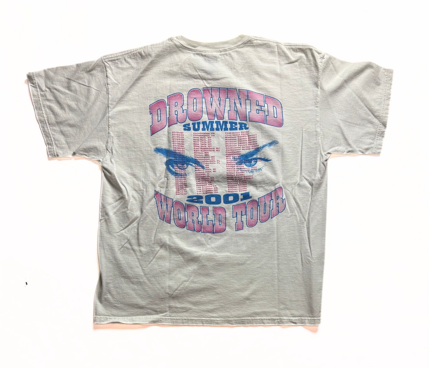 2001 Madonna Drowned Summer Tour T-Shirt