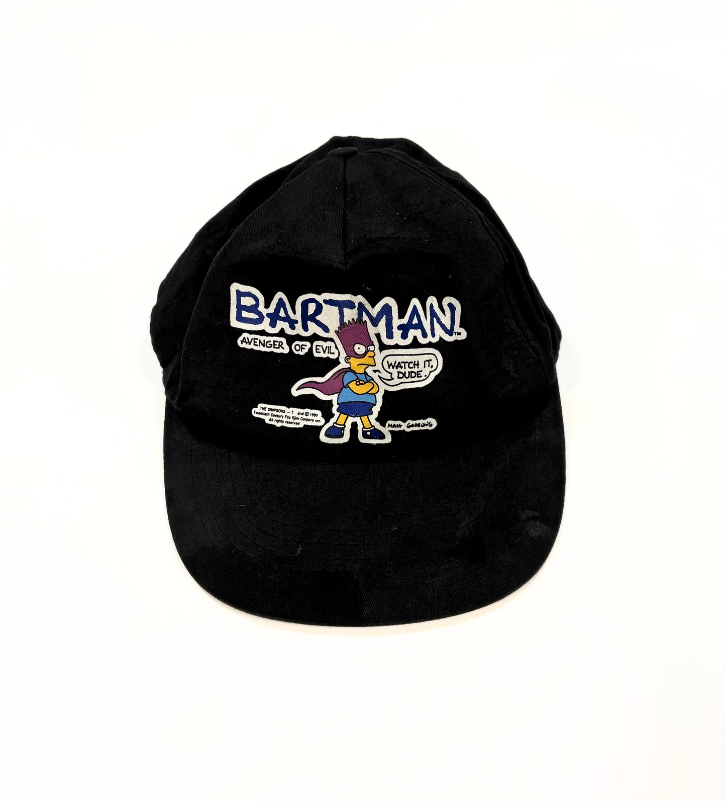 1990 Bart Simpson Bartman Hat