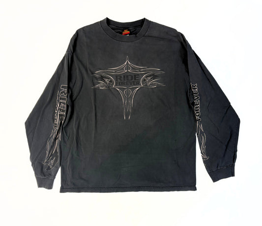 1990's Ride Forever Biker Long Sleeve Shirt