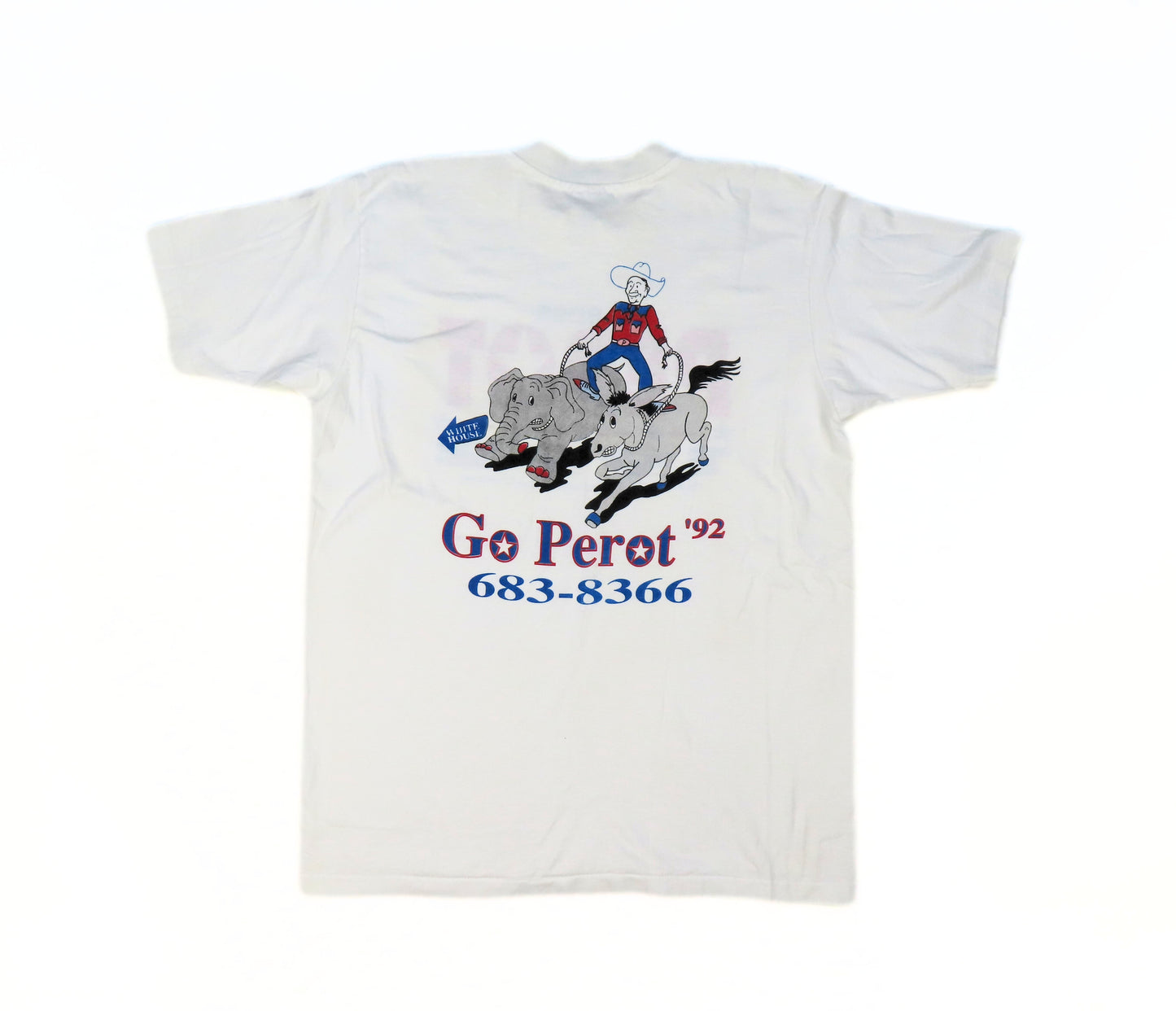 1992 Ross Perot Presidential Election Promo T-Shirt