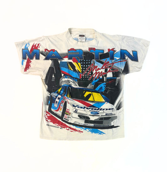 1990's Mark Martin Nascar Tultex T-Shirt
