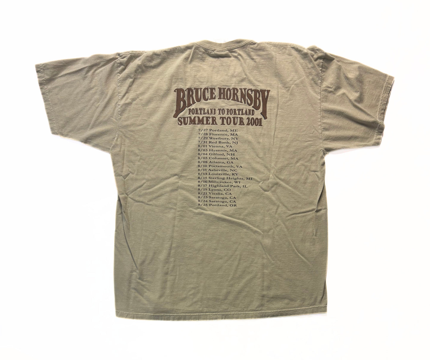 2001 Bruce Hornsby Tour T-Shirt