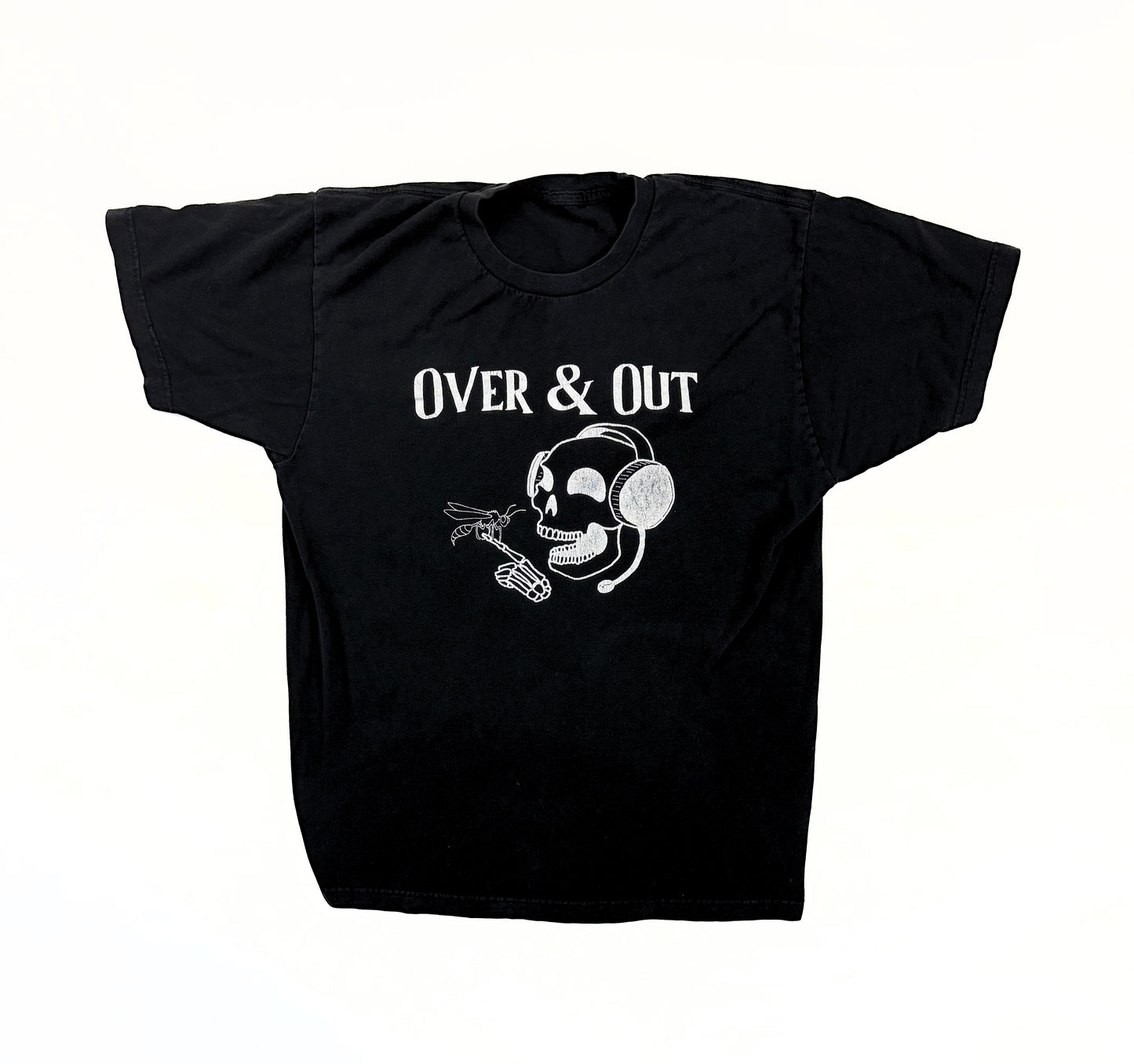 1990’s Over and Out skull T-Shirt