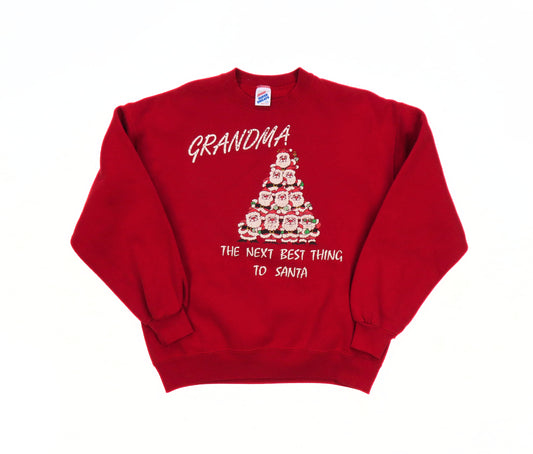 1990's Christmas Santa Claus Crewneck Sweatshirt