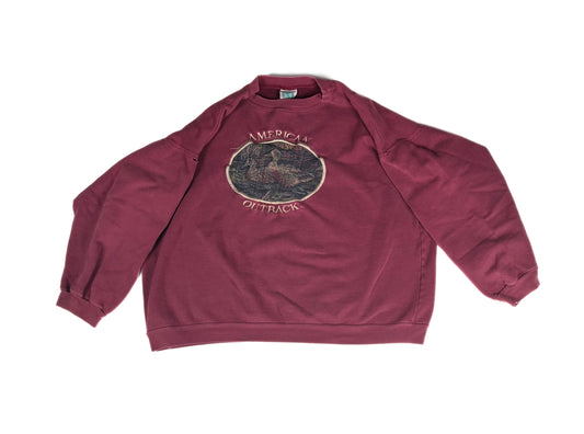 1990's American Outback Duck Crewneck Sweatshirt