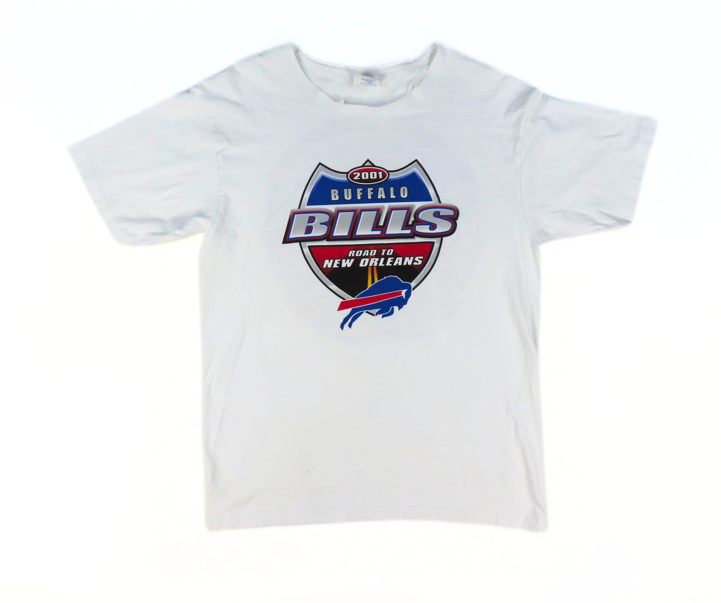 2001 Buffalo Bills "Road to New Orleans" T-Shirt