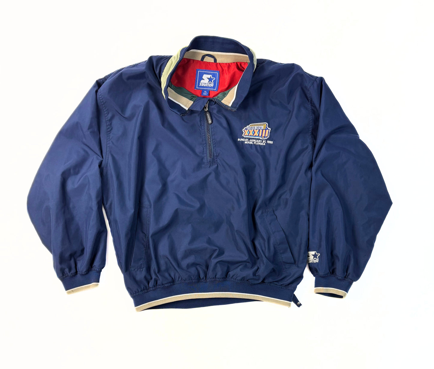 1999 NFL Super Bowl Starter Windbreaker
