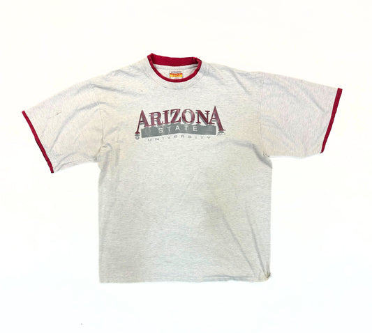 1990 Arizona state University Ringer T-Shirt