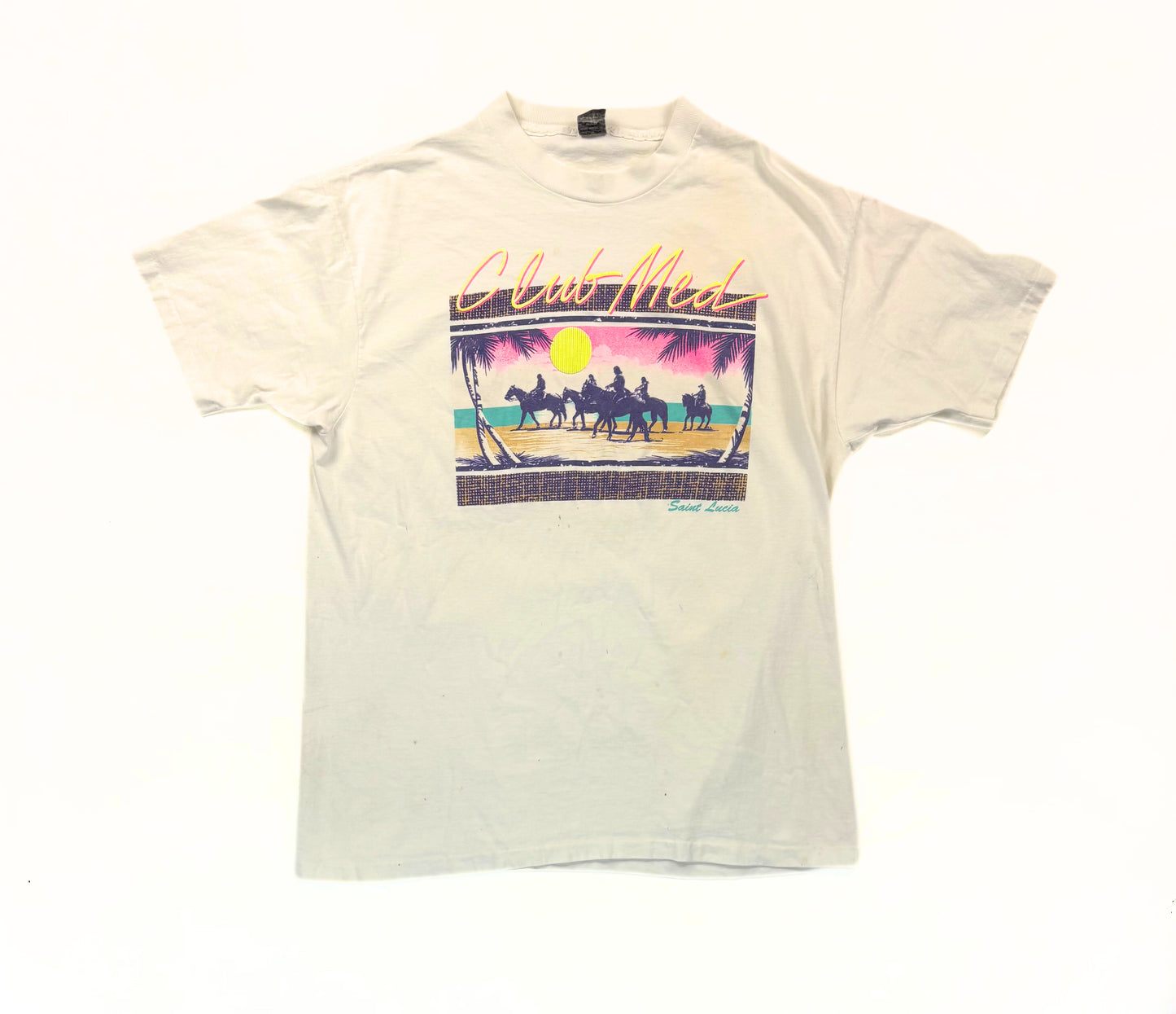 1990's Saint Lucia Horse T-Shirt