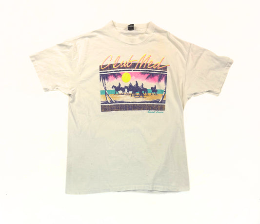 1990's Saint Lucia Horse T-Shirt