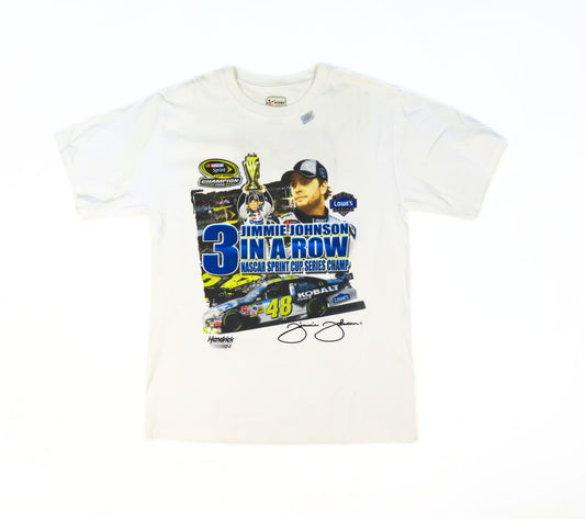 2008 NASCAR Jimmie Johnson 3 Peat T-Shirt