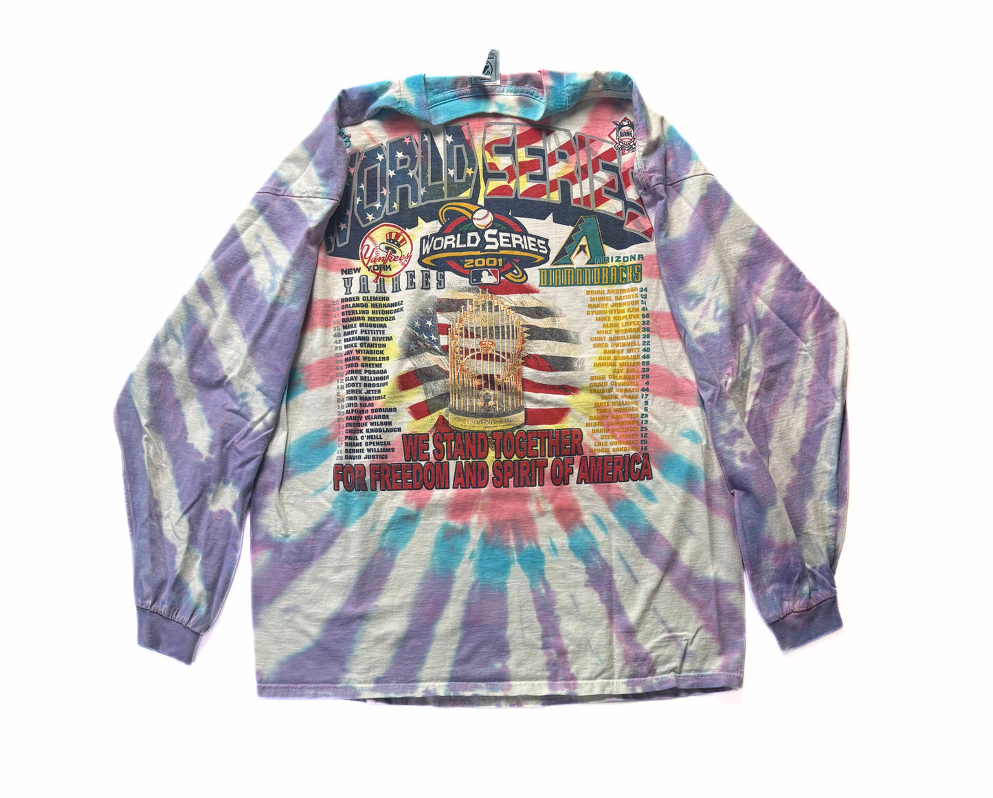 2001 World Series Yankees vs Diamondbacks Long sleeve Shirt