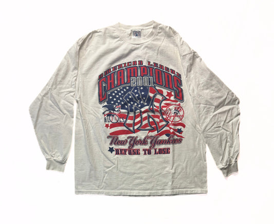 2001 New York Yankees American League Champions Long Sleeve Shirt