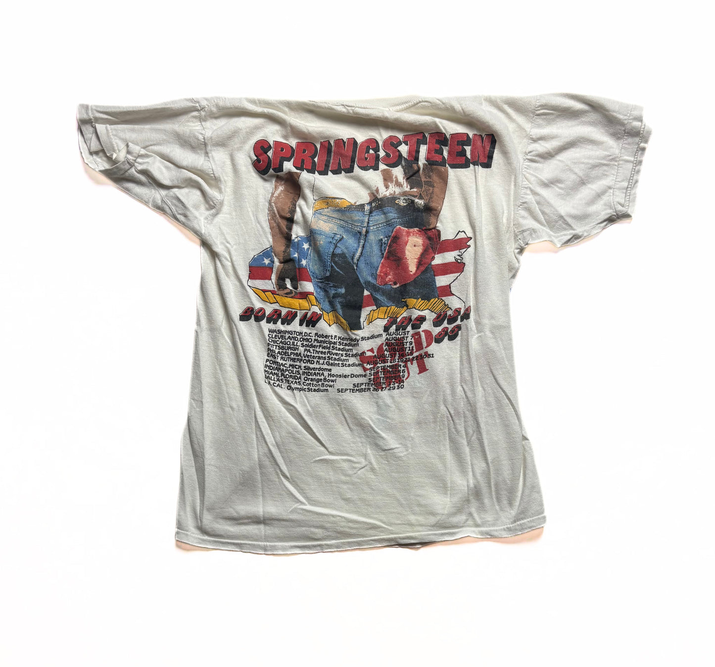 1986 Bruce Springsteen Born In The USA Tour T-Shirt