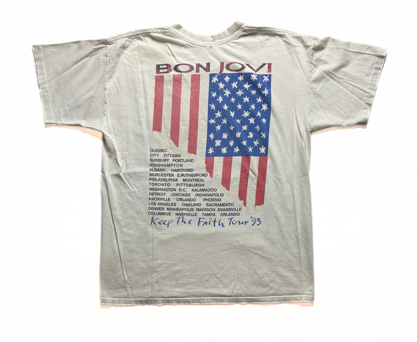 1993 Bon Jovi Keep The Faith Tour T-Shirt
