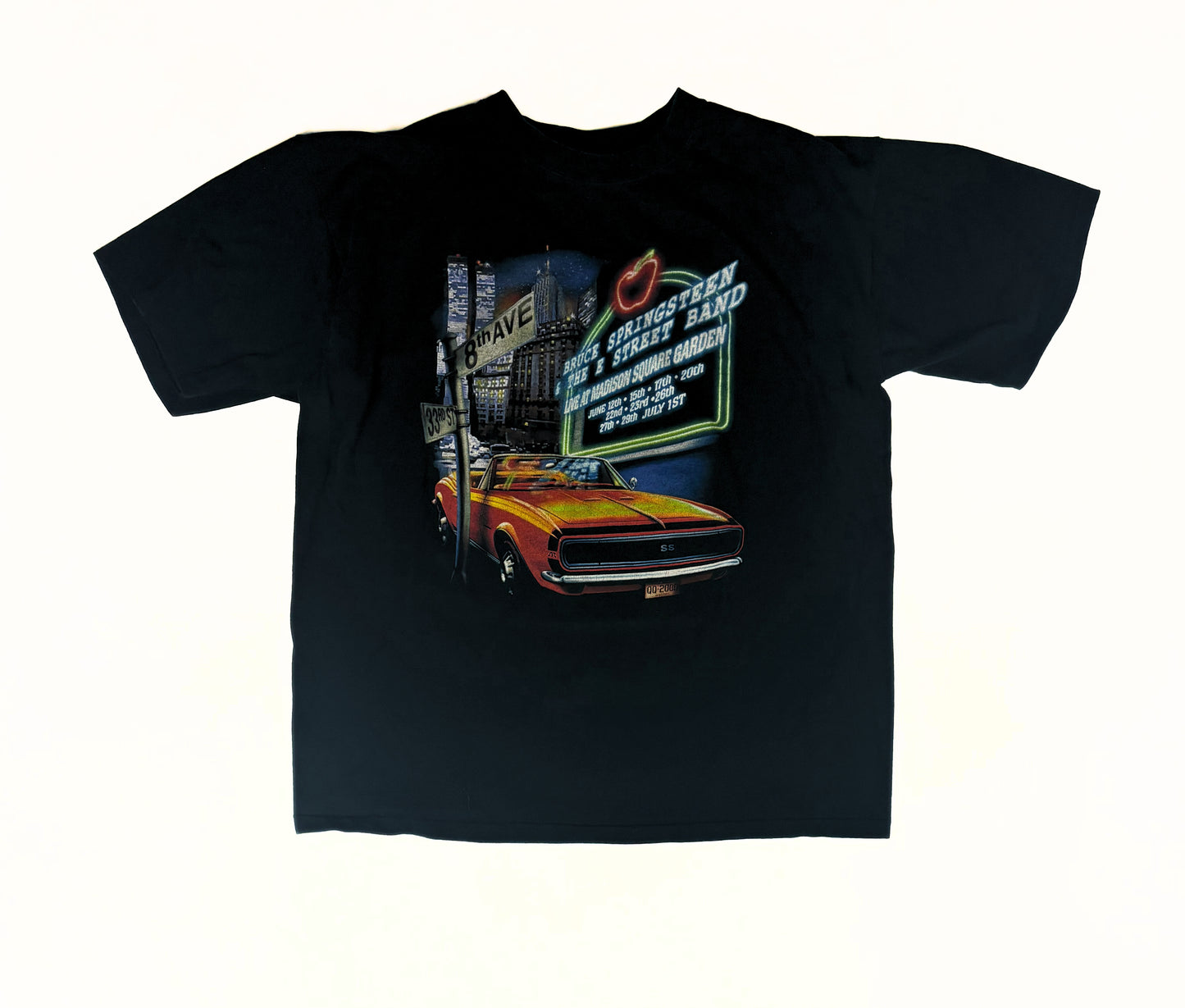 2000 Bruce Springsteen Live At Madison Square Garden T-Shirt