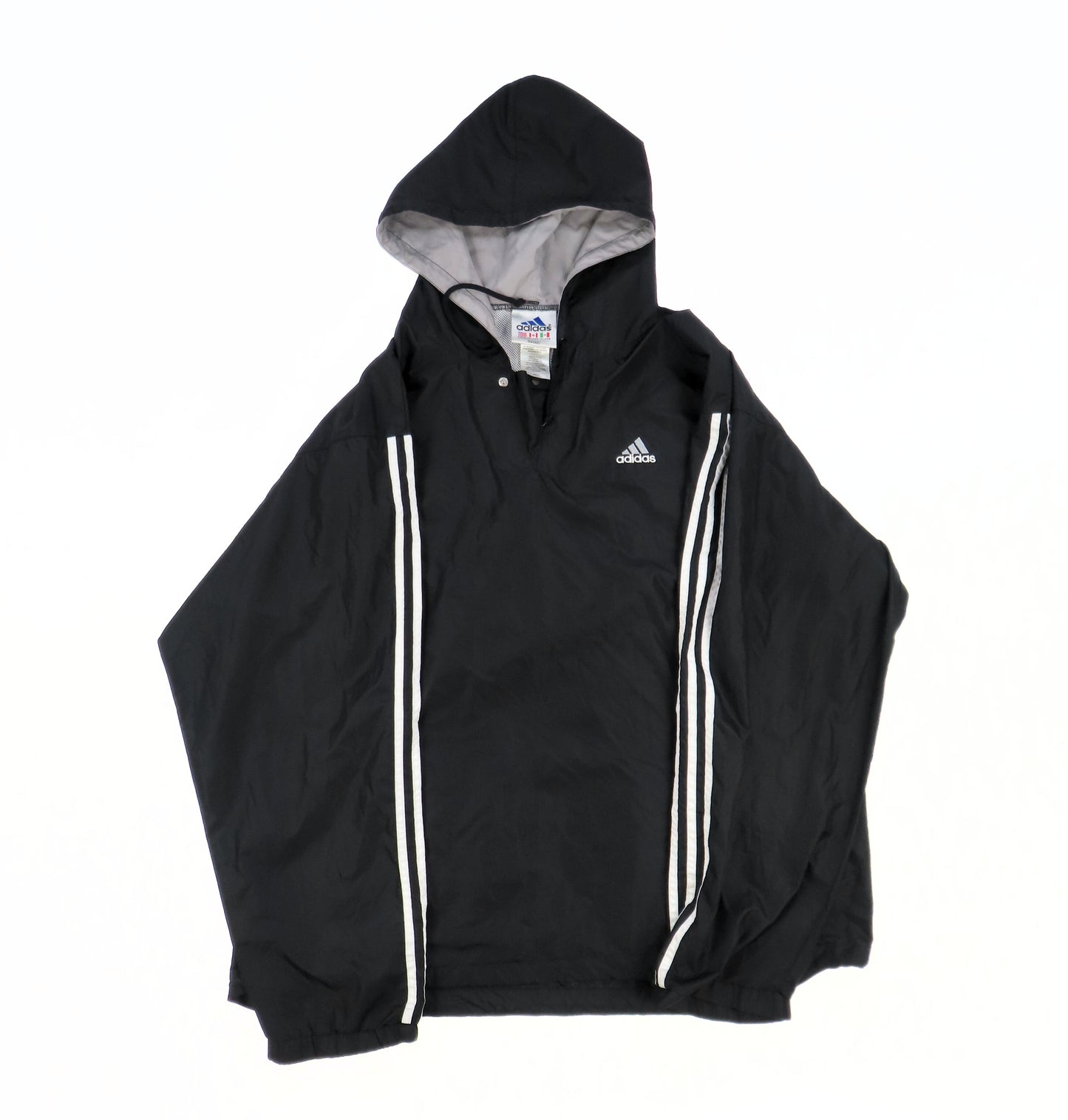 1990's Adidas Windbreaker Hoodie Jacket