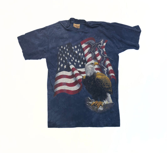 2000 USA Eagle Lightning AOP T-Shirt